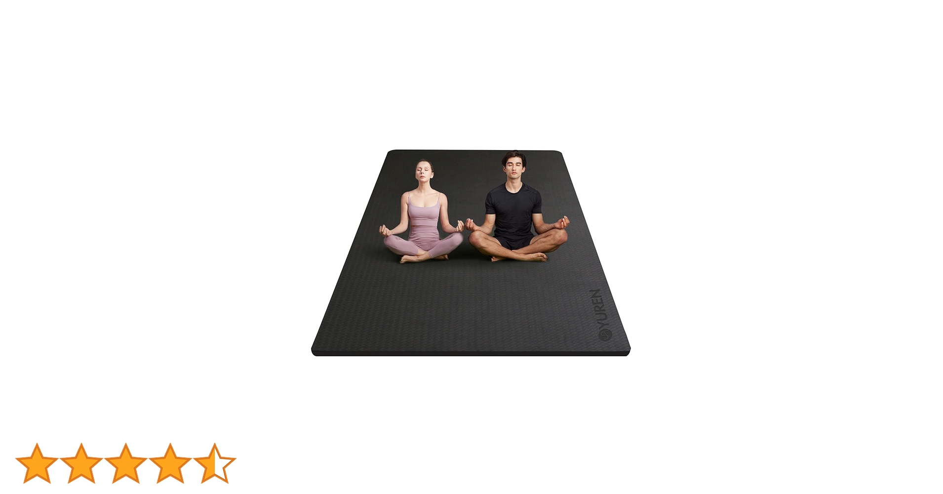 YUREN ヨガマット 2人用 200x130cm 15mm厚 楽天市場】ヨガマット 15mm 幅広 130cm 特大 200*130cm 2人用